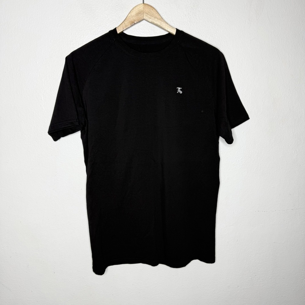 Tailored Athlete Black Essential T-Shirt Tee Shirt Minimalist Men's Large